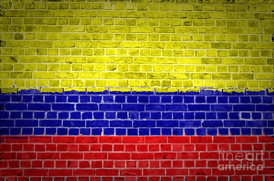 Brick Wall Colombia Digital Art by Antony McAulay