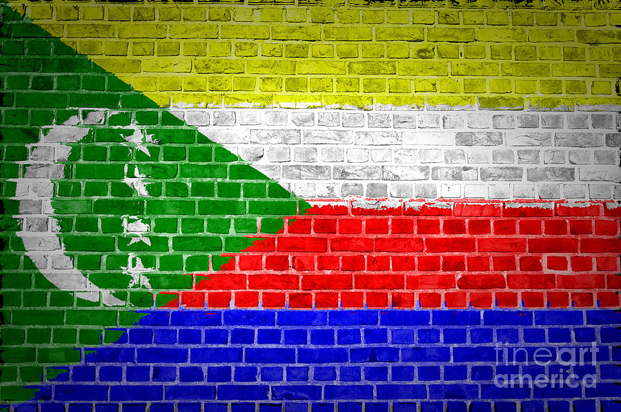 Brick Wall Comoros Digital Art by Antony McAulay
