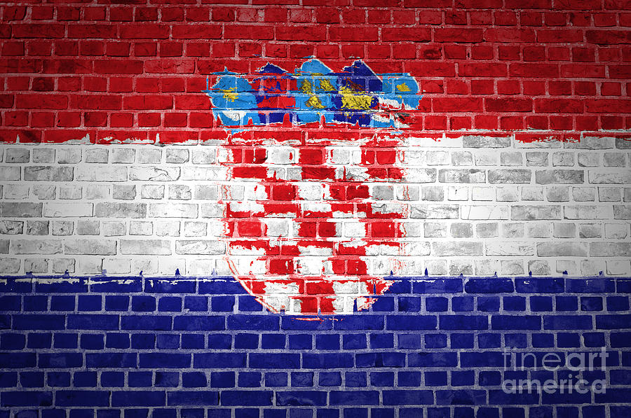 Brick Wall Croatia Digital Art by Antony McAulay