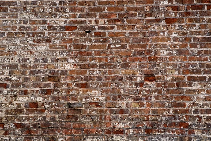 Architecture Photograph - Brick Wall by David Chapman