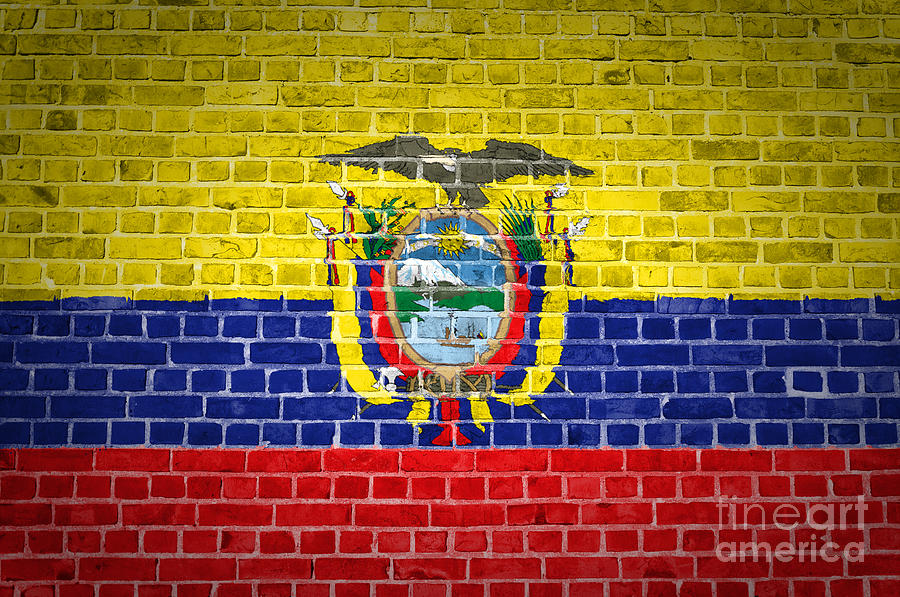 Brick Wall Ecuador Digital Art by Antony McAulay