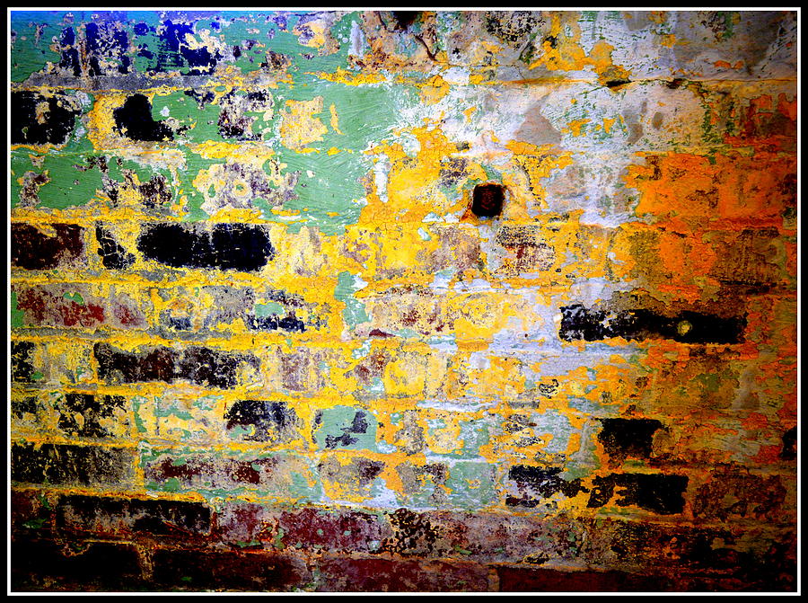 Brick Wall from Huntington Castle Photograph by Kathy Barney
