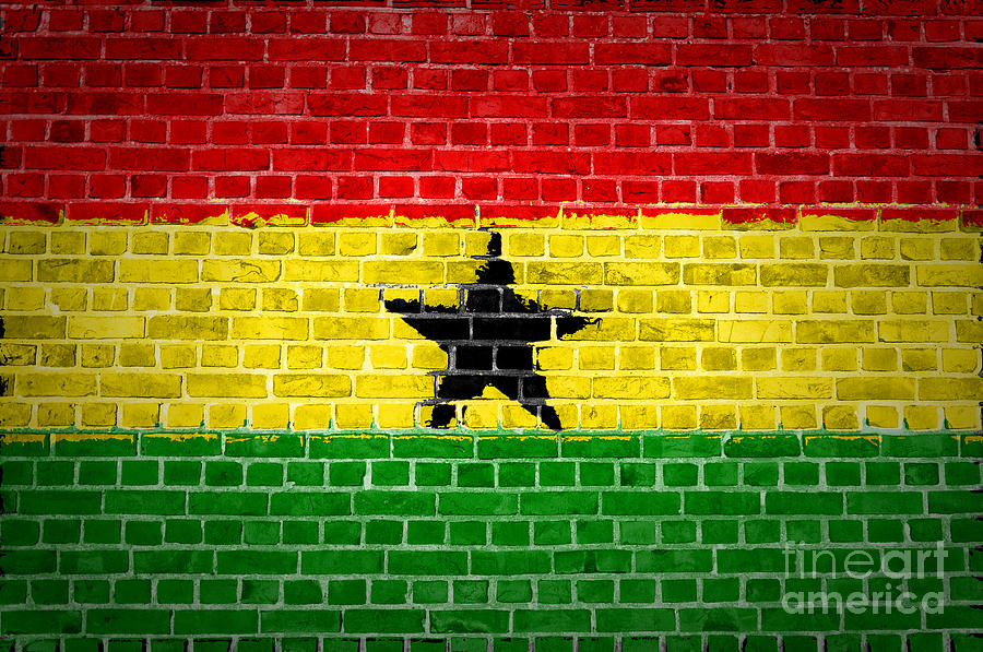 Brick Wall Ghana Digital Art by Antony McAulay