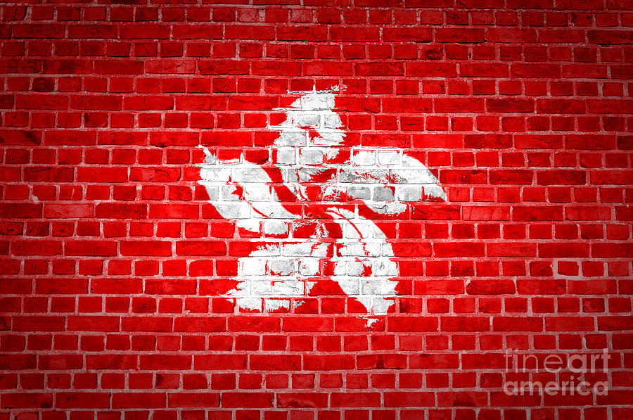 Brick Wall Hong Kong Digital Art by Antony McAulay
