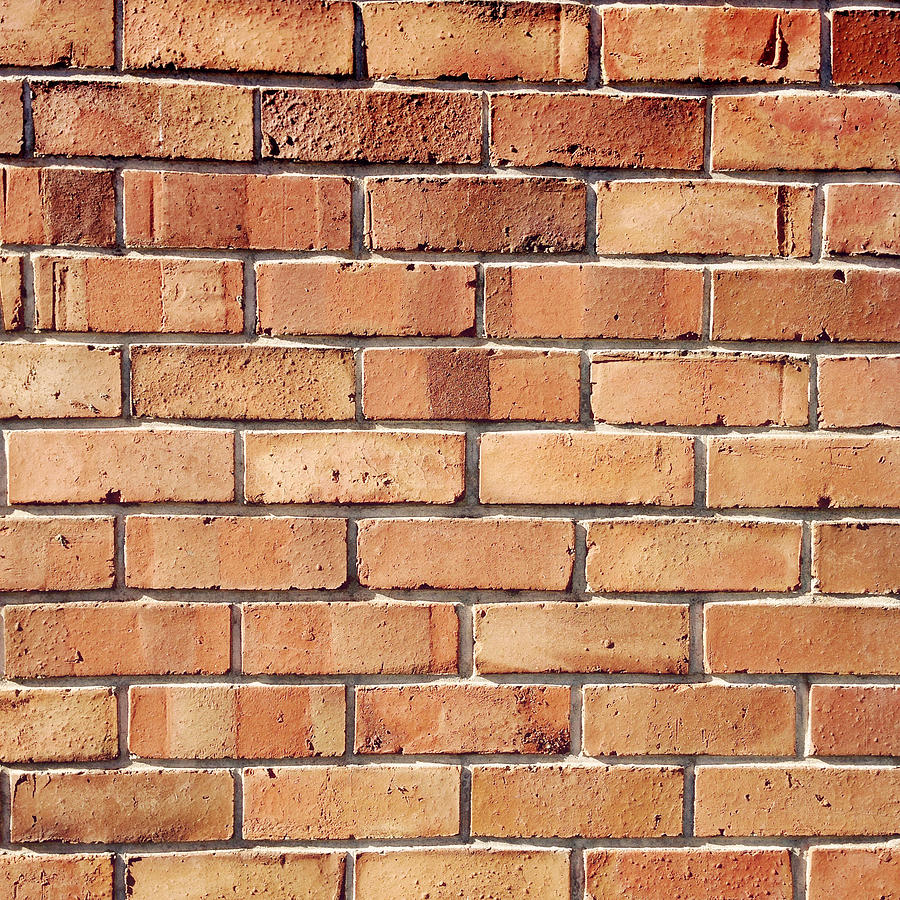 Architecture Photograph - Brick wall by Les Cunliffe