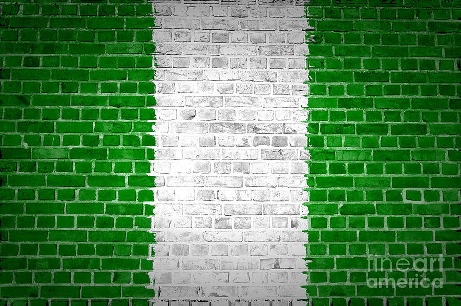 Brick Wall Nigeria Digital Art by Antony McAulay