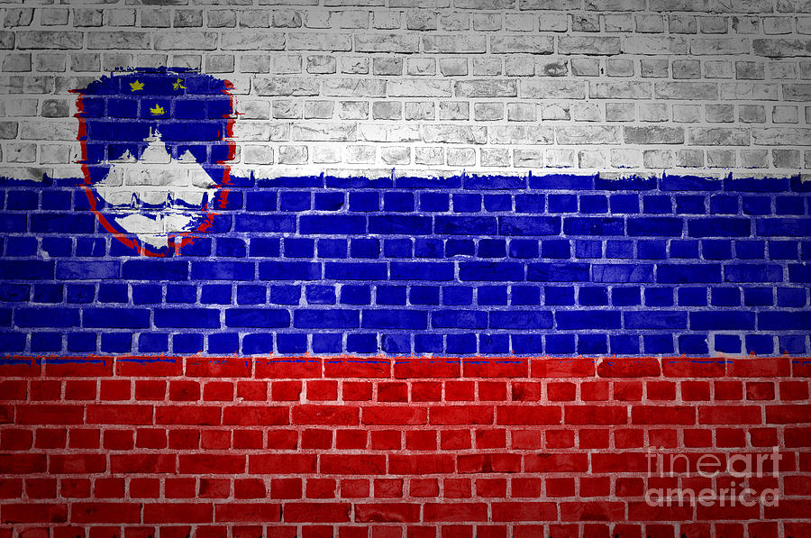 Brick Wall Slovenia Digital Art by Antony McAulay