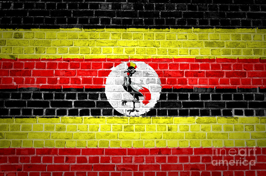 Architecture Digital Art - Brick Wall Uganda by Antony McAulay