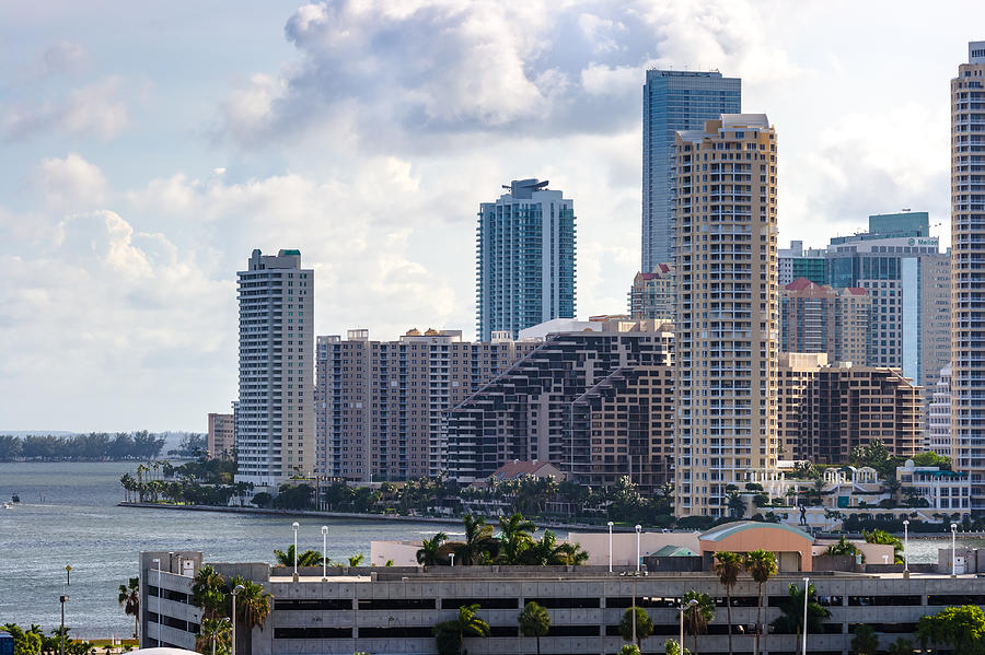 Brickell Key in the Afternoon Photograph by Ed Gleichman
