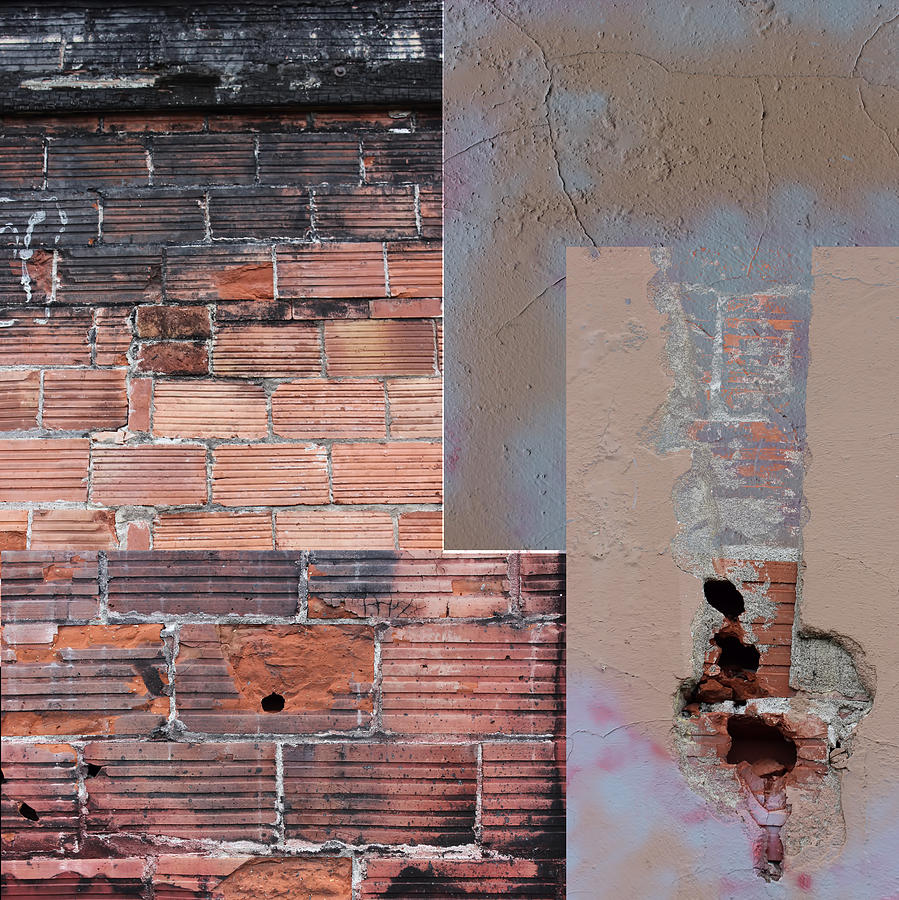 Bricks Collage Digital Art by Cathy Anderson