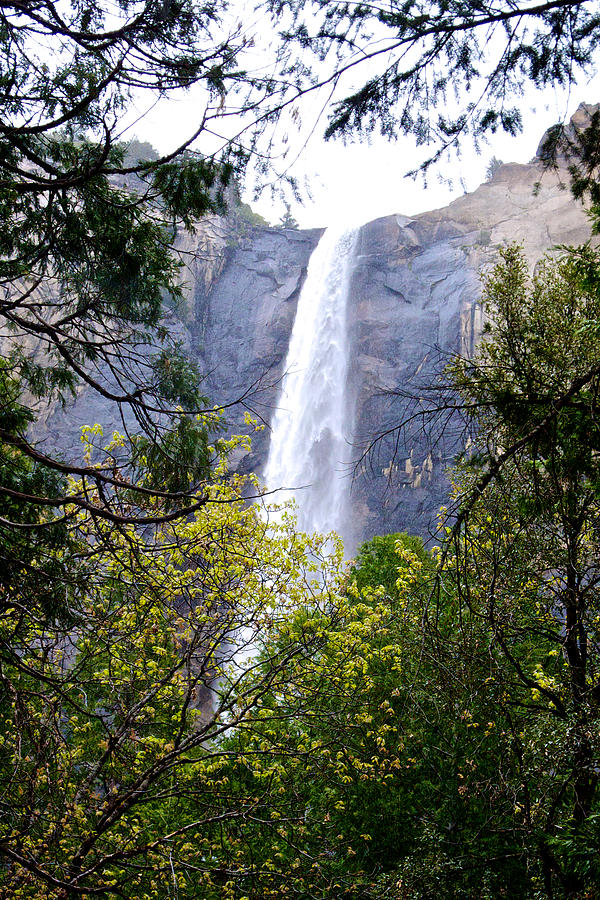 Bridal Veil Falls in Yosemite National Park in Spring, California
