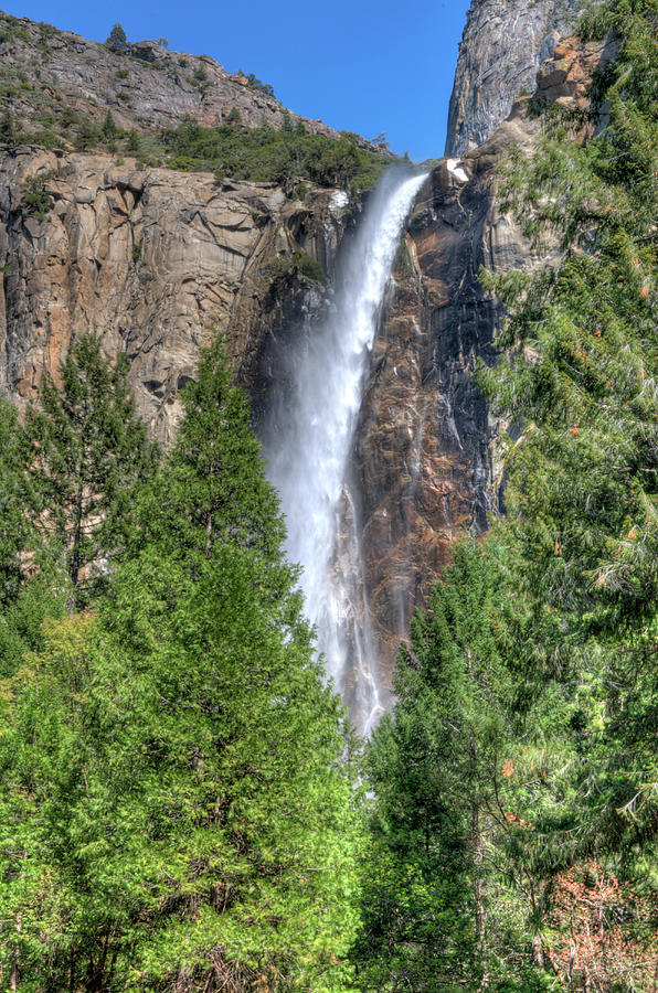 Bridalveil Falls, Yosemite National Park by Alan W Cole