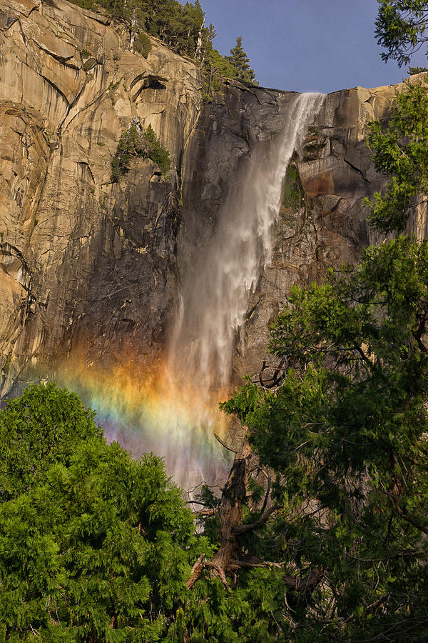 Bridalveil Rainbow Photograph by Janis Knight