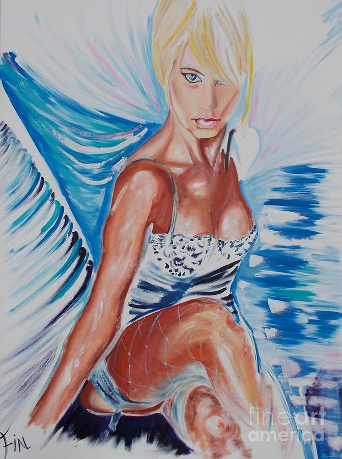 Bride Angel Painting by PainterArtist FIN