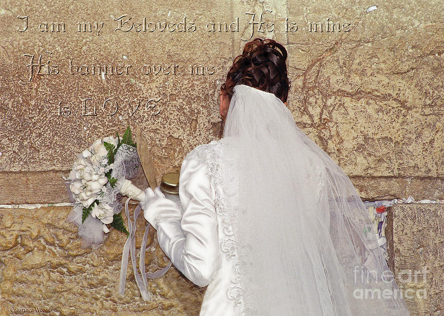 Bride At The Wall by Constance Woods Bride At The Wall by Constance Woods