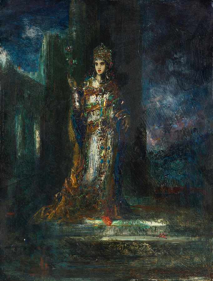 Bride of the Night also known as the Song of Songs Painting by Gustave Moreau