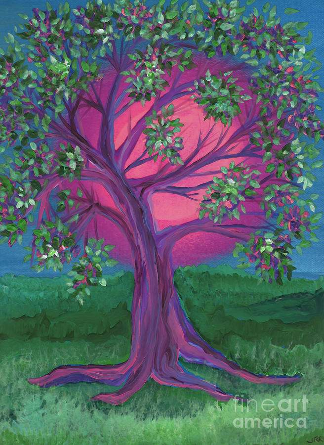 Bridesmaid Tree Painting by First Star Art