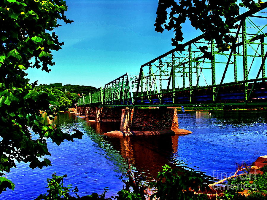 Bridge - New Hope to Lambertville Photograph by Jacqueline M Lewis