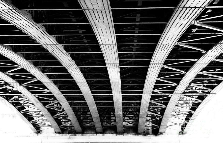 Bridge Abstract Photograph by Rebecca Cozart