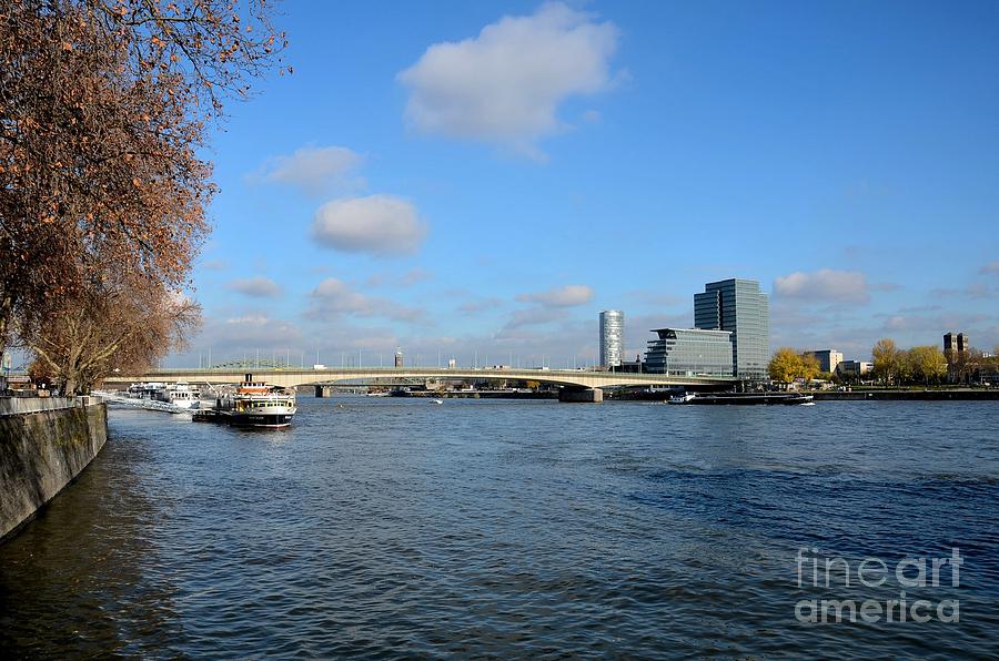 Bridge across Rhine River Cologne Germany Photograph by Imran Ahmed