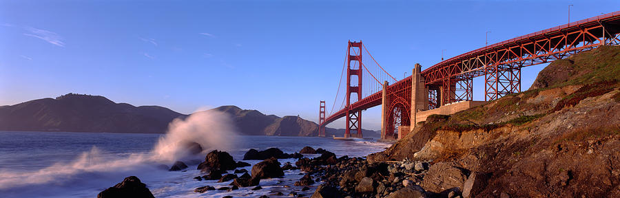 Bridge Across The Bay, San Francisco Photograph by Panoramic Images