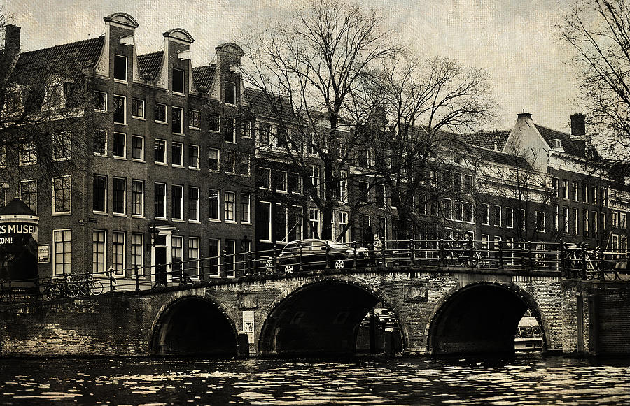 Architecture Photograph - Bridge. Amsterdam by Jenny Rainbow