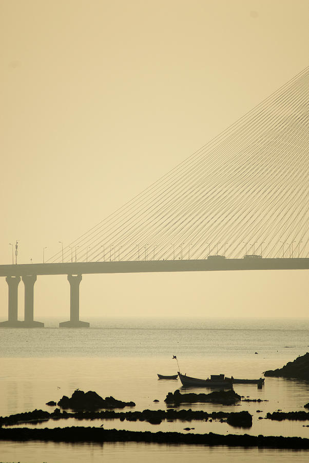 Bridge And Rocks Photograph by Rajiv Chopra