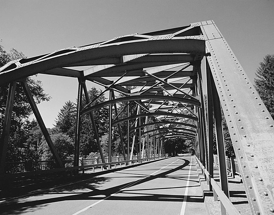 Bridge at Siletz Photograph by HW Kateley