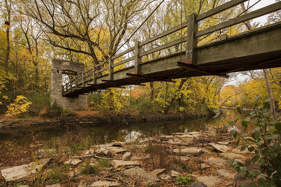 Bridge Between Seasons Photograph by CJ Schmit