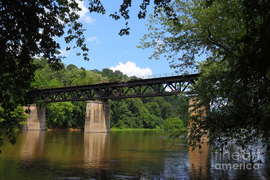 Bridge Crossing the Potomac River Photograph by James Brunker