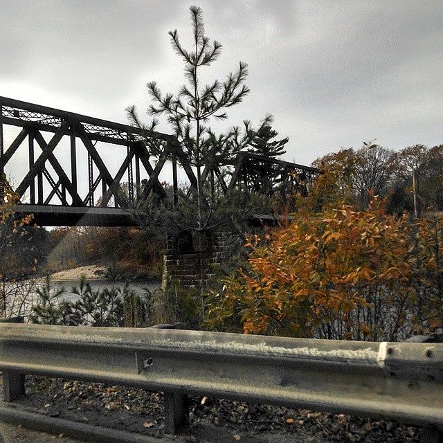 Fall Photograph - Bridge In Brunswick by Melissa Yosua-Davis