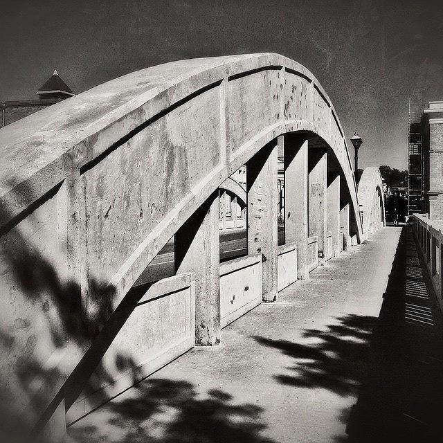 Architecture Photograph - Bridge In Cambridge, Ontario! #bridge by Eduardo Tavares