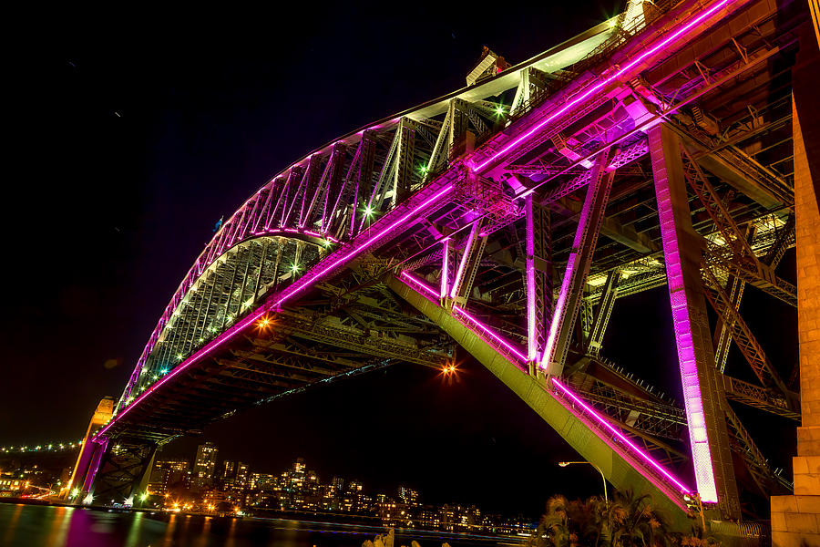 Bridge Photograph - Bridge in Pink by Paradigm Blue