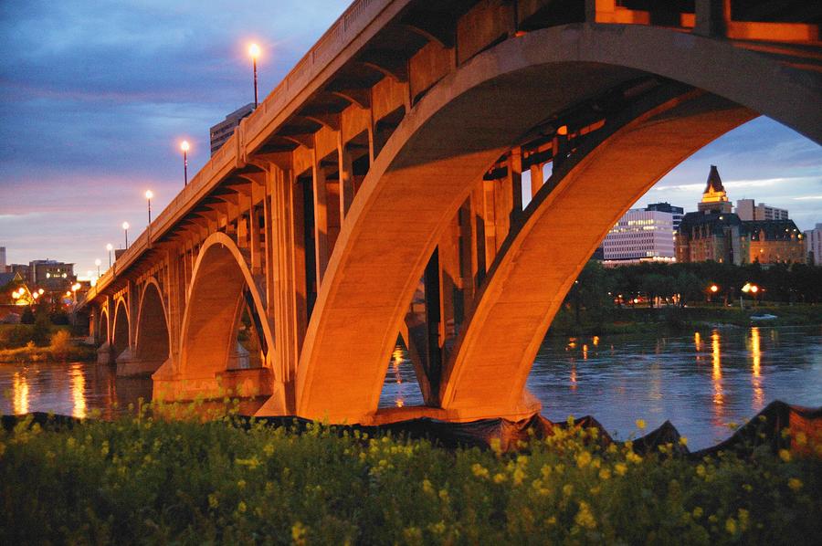 Bridge in Saskatoon Photograph by Kristy-Anne Glubish