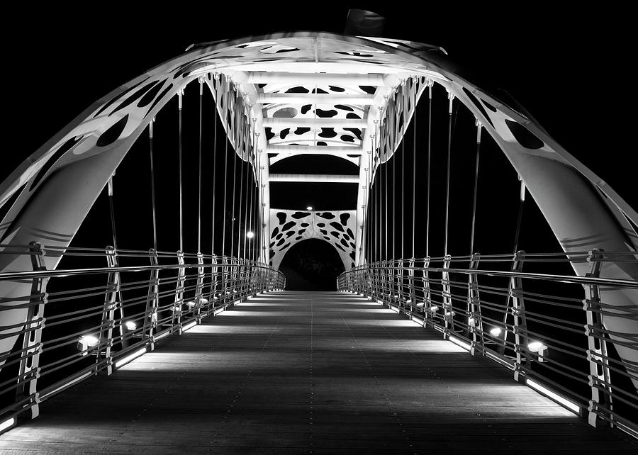 Bridge In The Park At Night Photograph by This Image Is Available To You Through  Getty Images