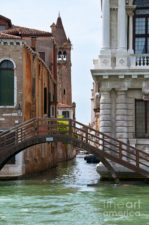 Bridge in Venice Photograph by Brenda Kean