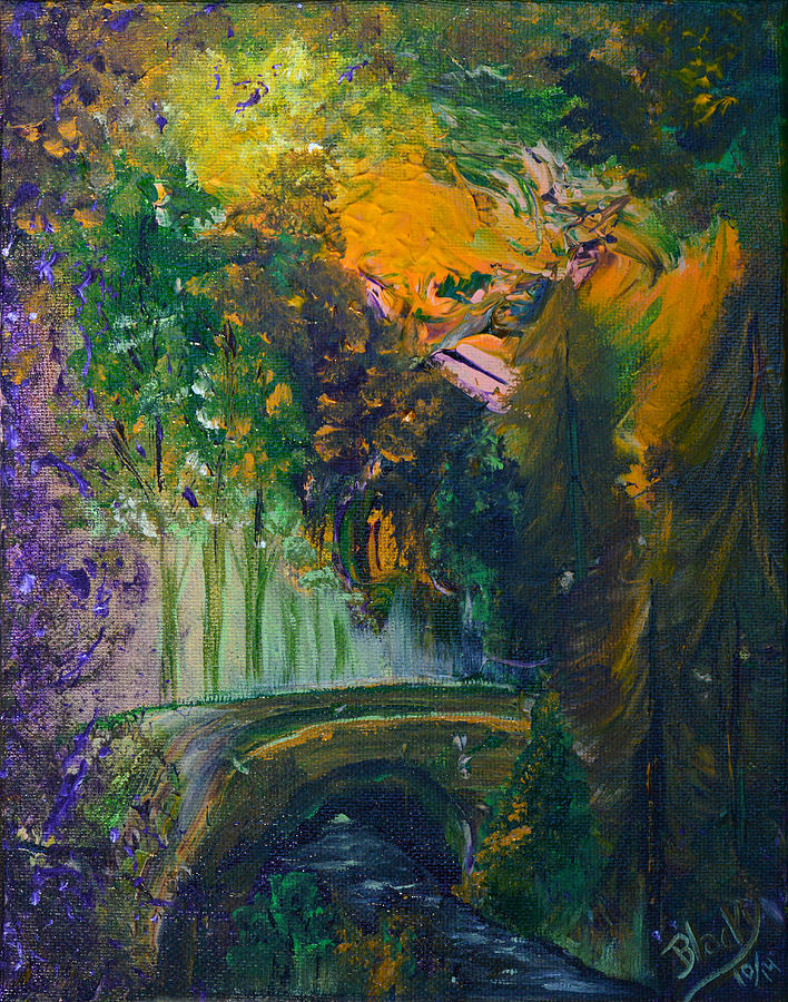 Bridge Long Forgotten Painting by Donna Blackhall