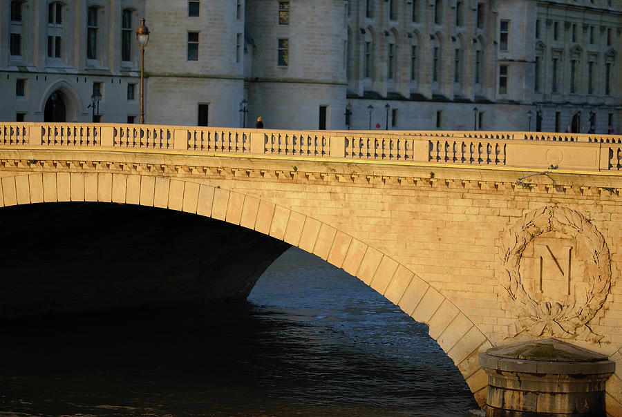 Bridge Notre Dame And Seine River In Photograph by Martial Colomb