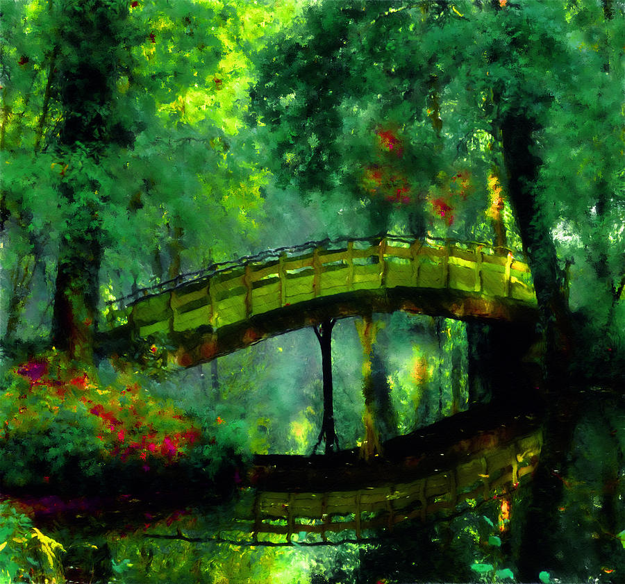Impressionism Painting - Bridge Of Dreams by Georgiana Romanovna
