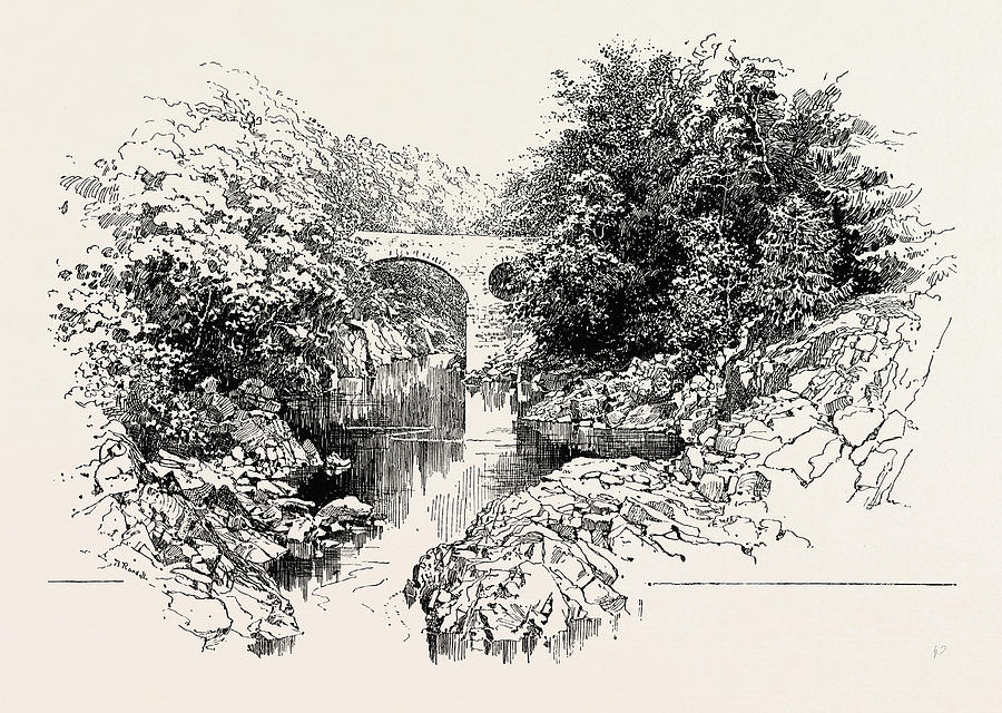 Bridge Of Garry, Uk Drawing by English School - Fine Art America