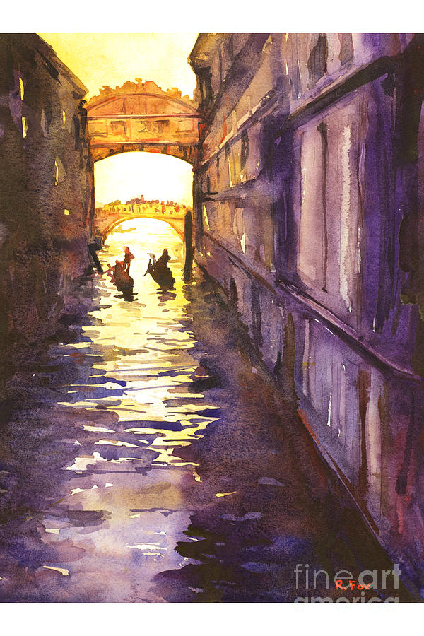Bridge of Sighs Painting by Ryan Fox