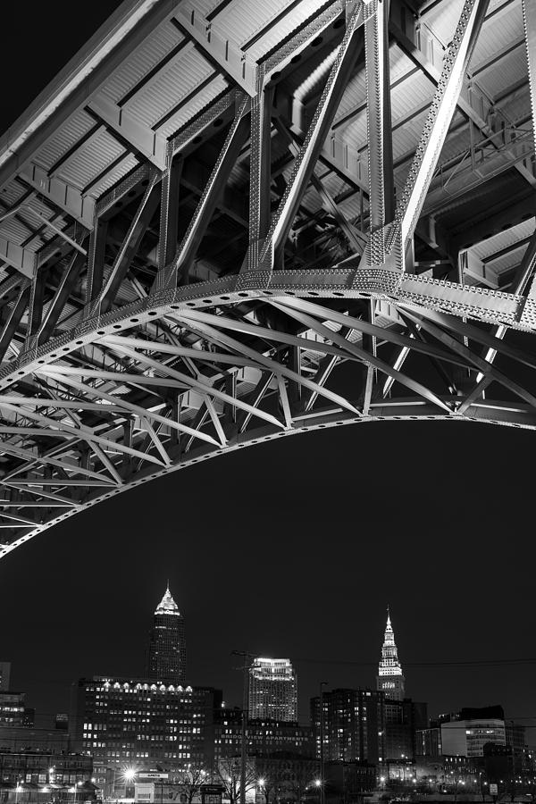 Bridge over Cleveland  Photograph by Clint Buhler