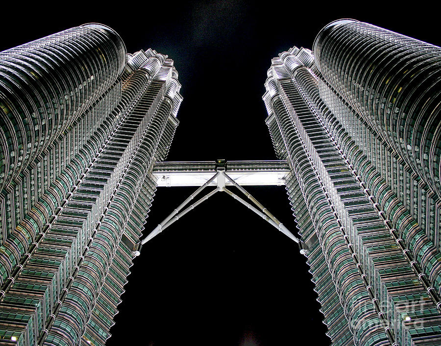 Bridge Over Kuala Lumpur Photograph by Larry Oskin