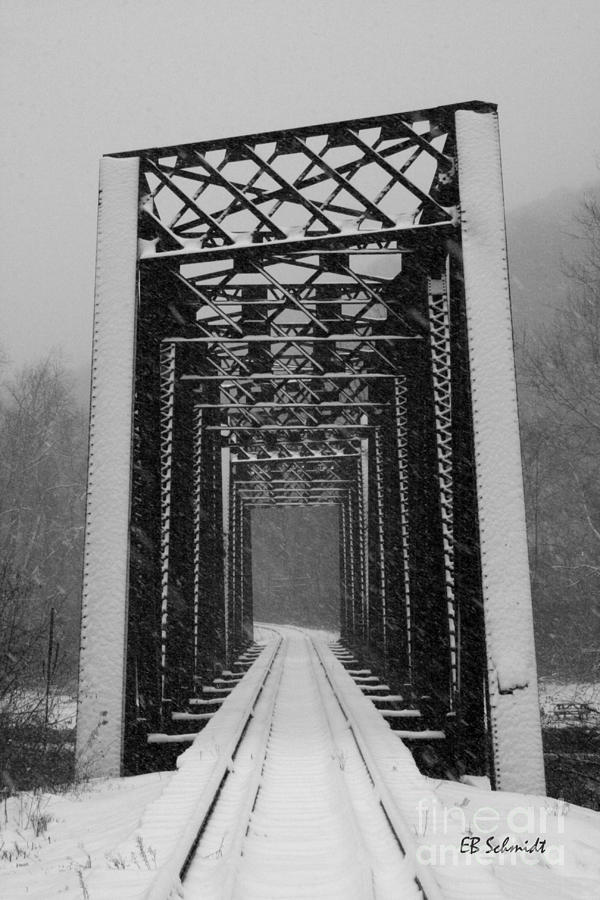 Bridge over Oil Creek Photograph by E B Schmidt