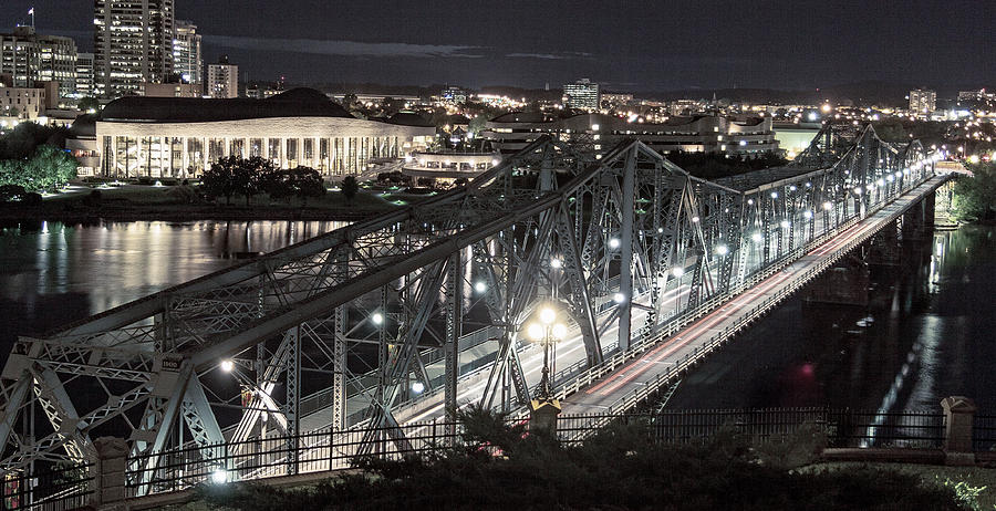 Bridge over Ottawa River Photograph by Levin Rodriguez