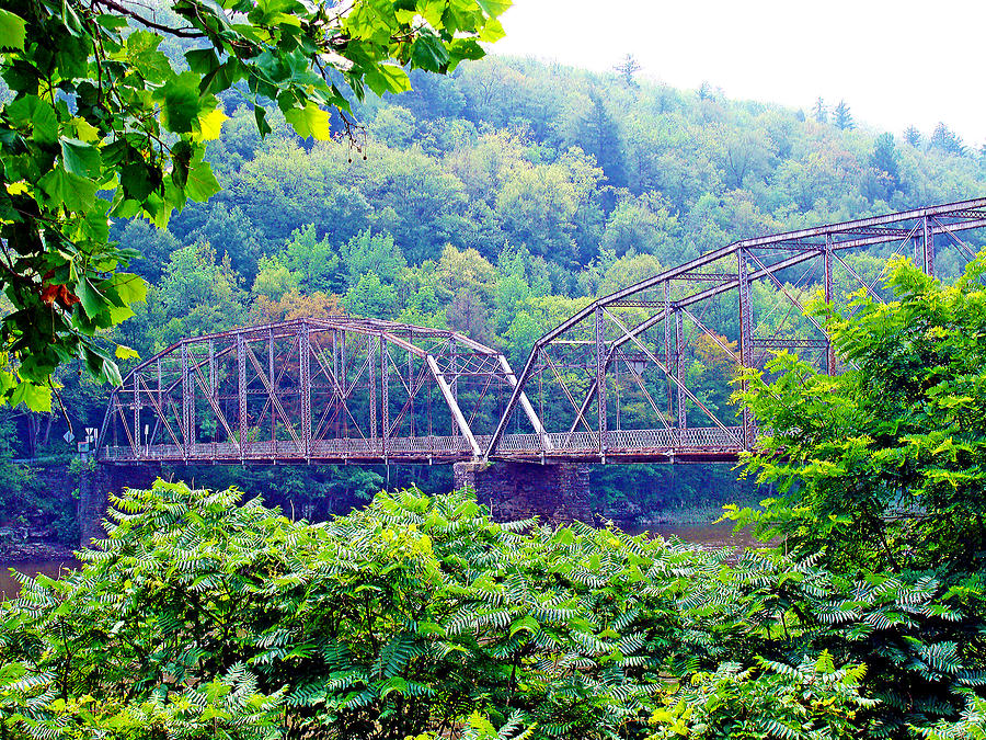 Bridge over Pond Eddy Photograph by Evan Peller - Fine Art America