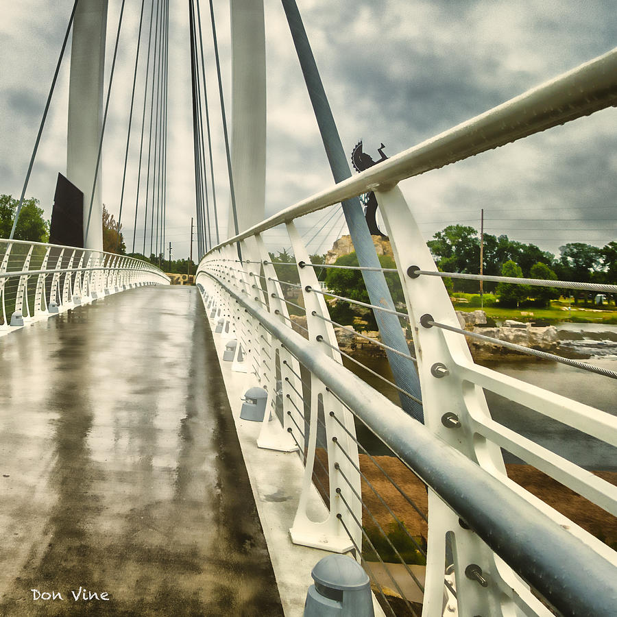 Bridge Over the Arkansas River  cc Photograph by Don Vine