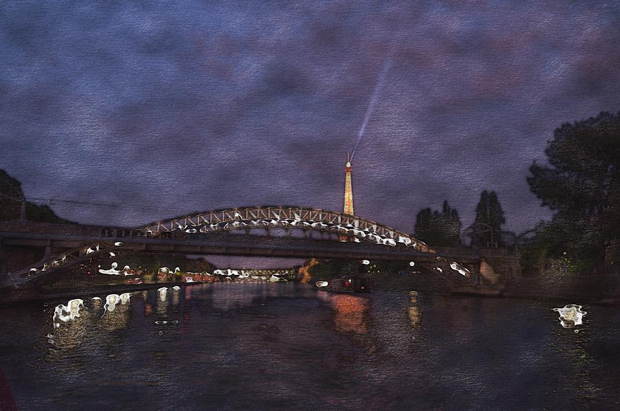 Bridge over the Seine Photograph by Bill Howard
