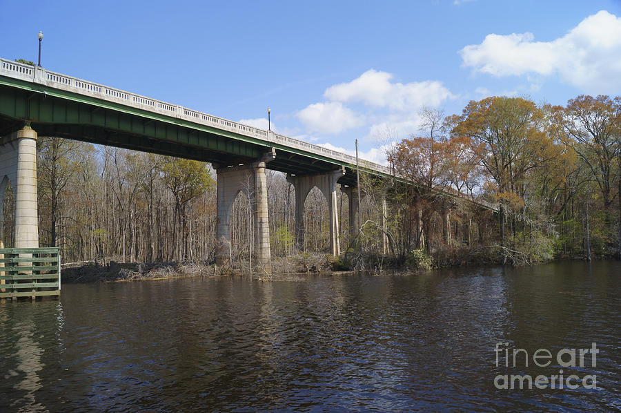 Bridge Over the Waccamaw River in Spring 1 Photograph by MM Anderson