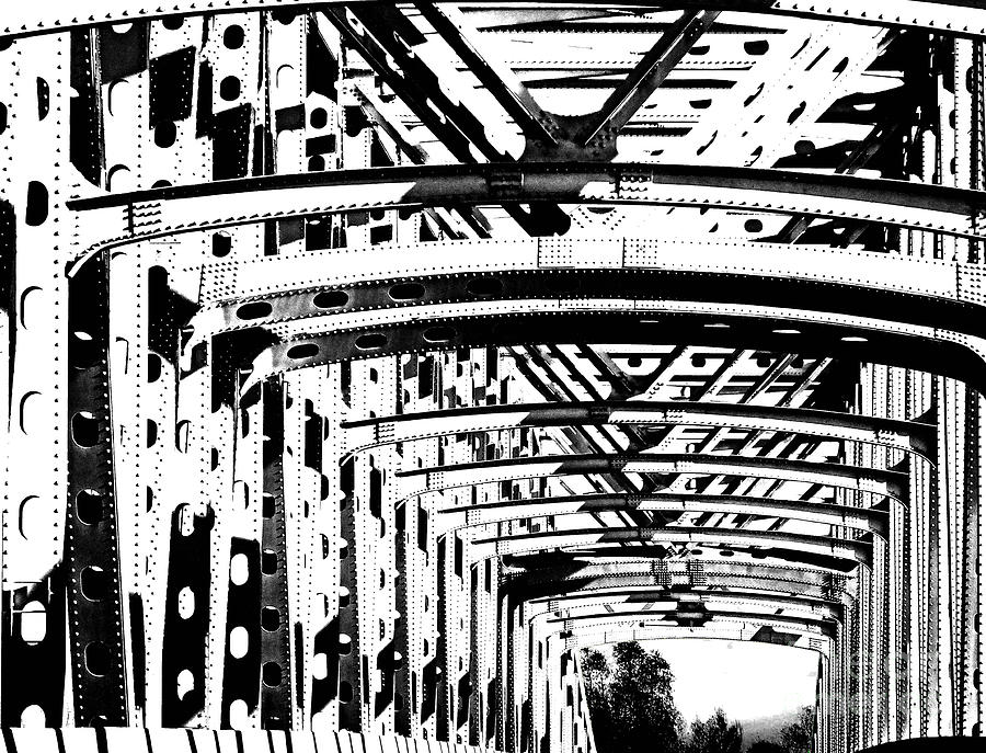 Bridge Perspective Digital Art by Lizi Beard-Ward